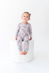 Allie Floral Bamboo 2-Piece Long Sleeve Set